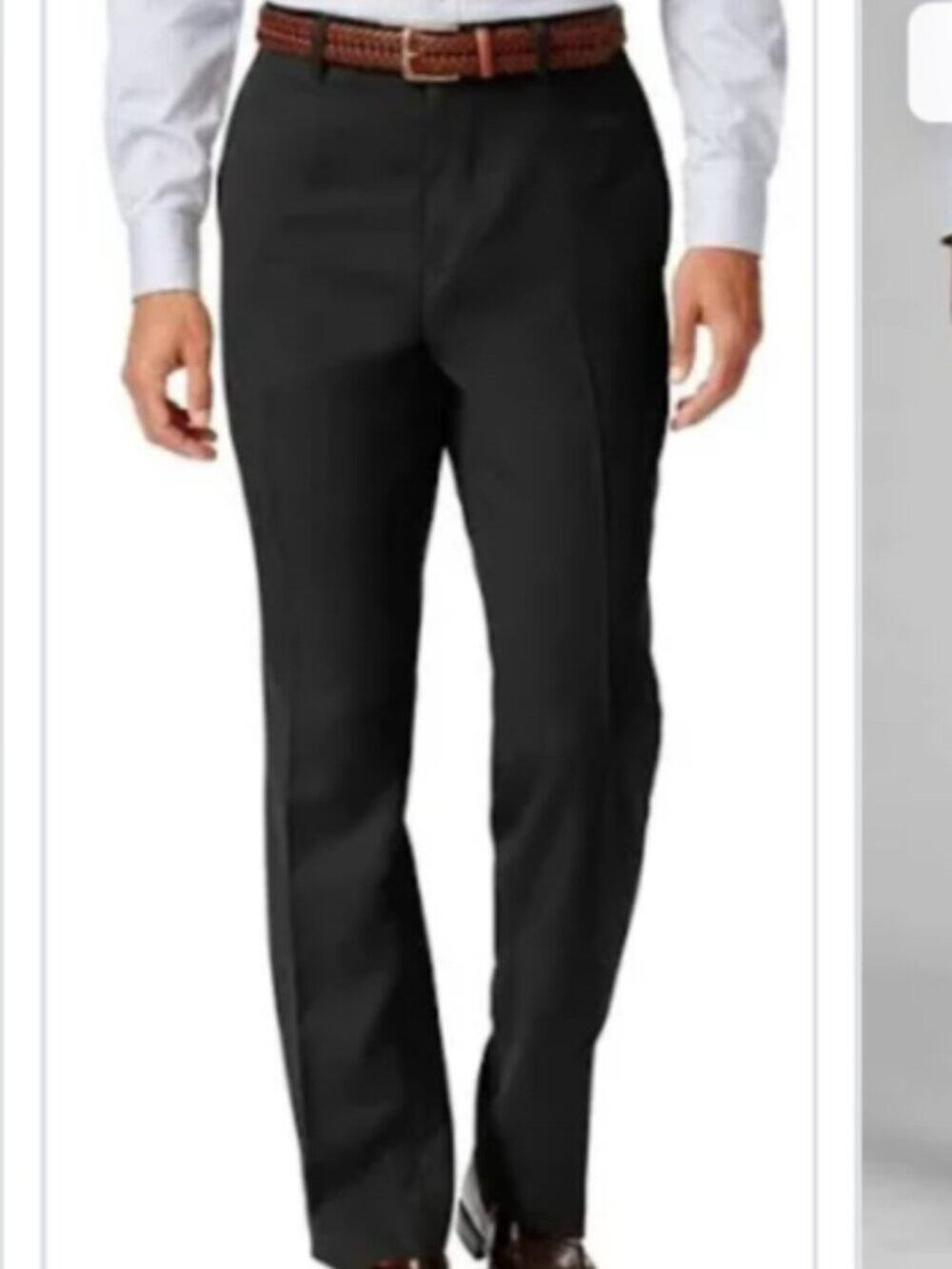 Louis Raphael Mens Black Dress Pants Size 32 X 32